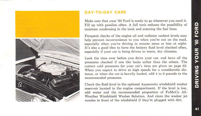 1960 Ford Owners Manual Page 19